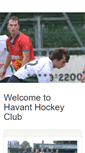 Mobile Screenshot of havanthockeyclub.org.uk