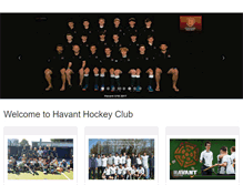 Tablet Screenshot of havanthockeyclub.org.uk